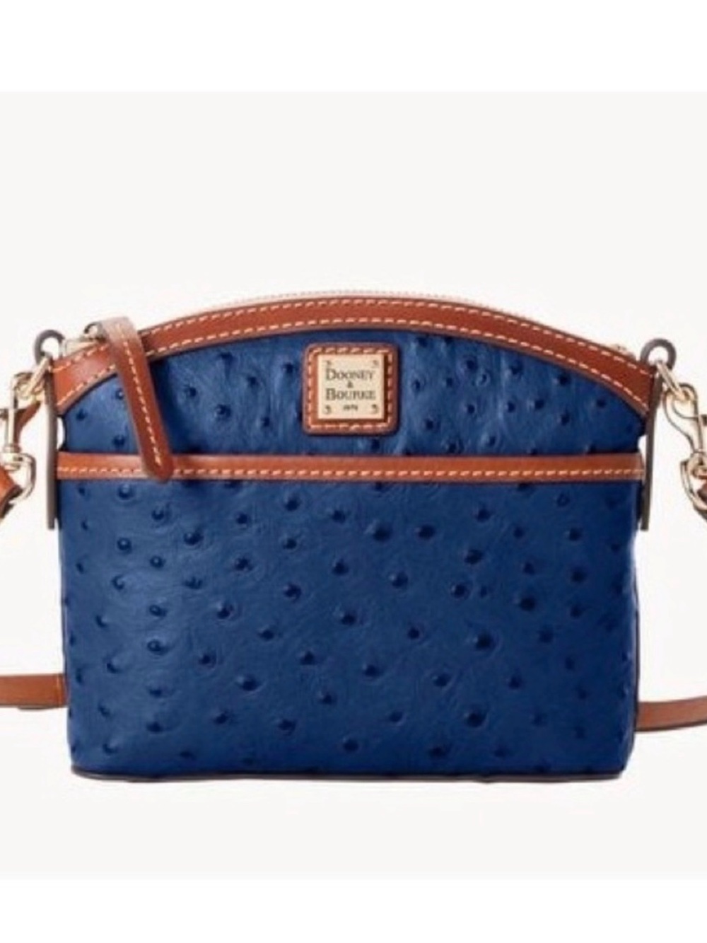Small Dooney Bourke Ostrich crossbody bag